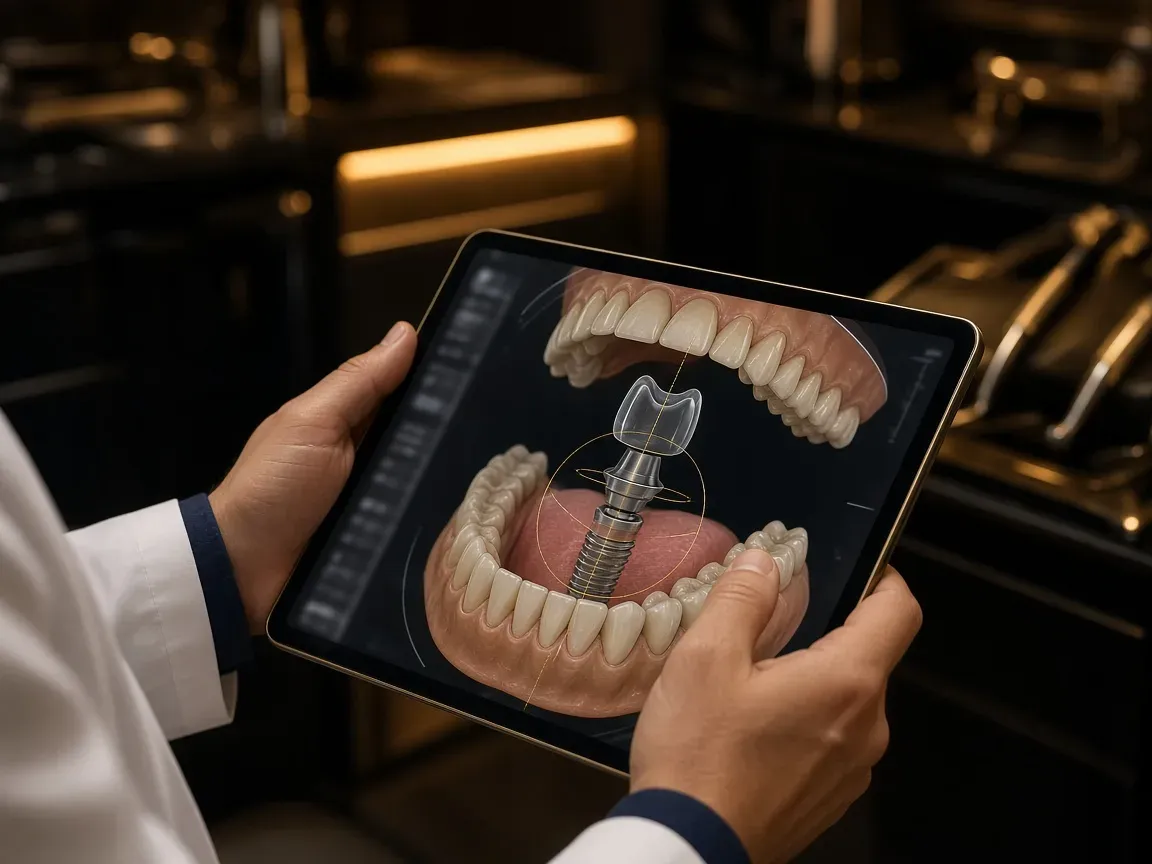 Prosthetic work on implants